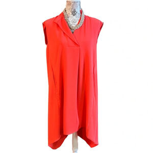 🛍️‎ Poppy red RACHEL ROY sleeveless shift dress size XS